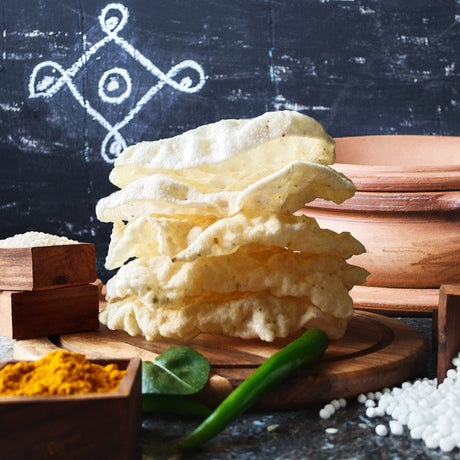 Sri Varaha Foods' Rice Appalam: The Crunchy, Authentic Indian Delight by True Traditions in USA