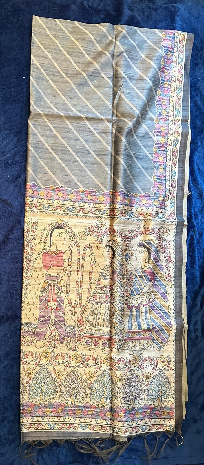 Madhubani - Dark Grey