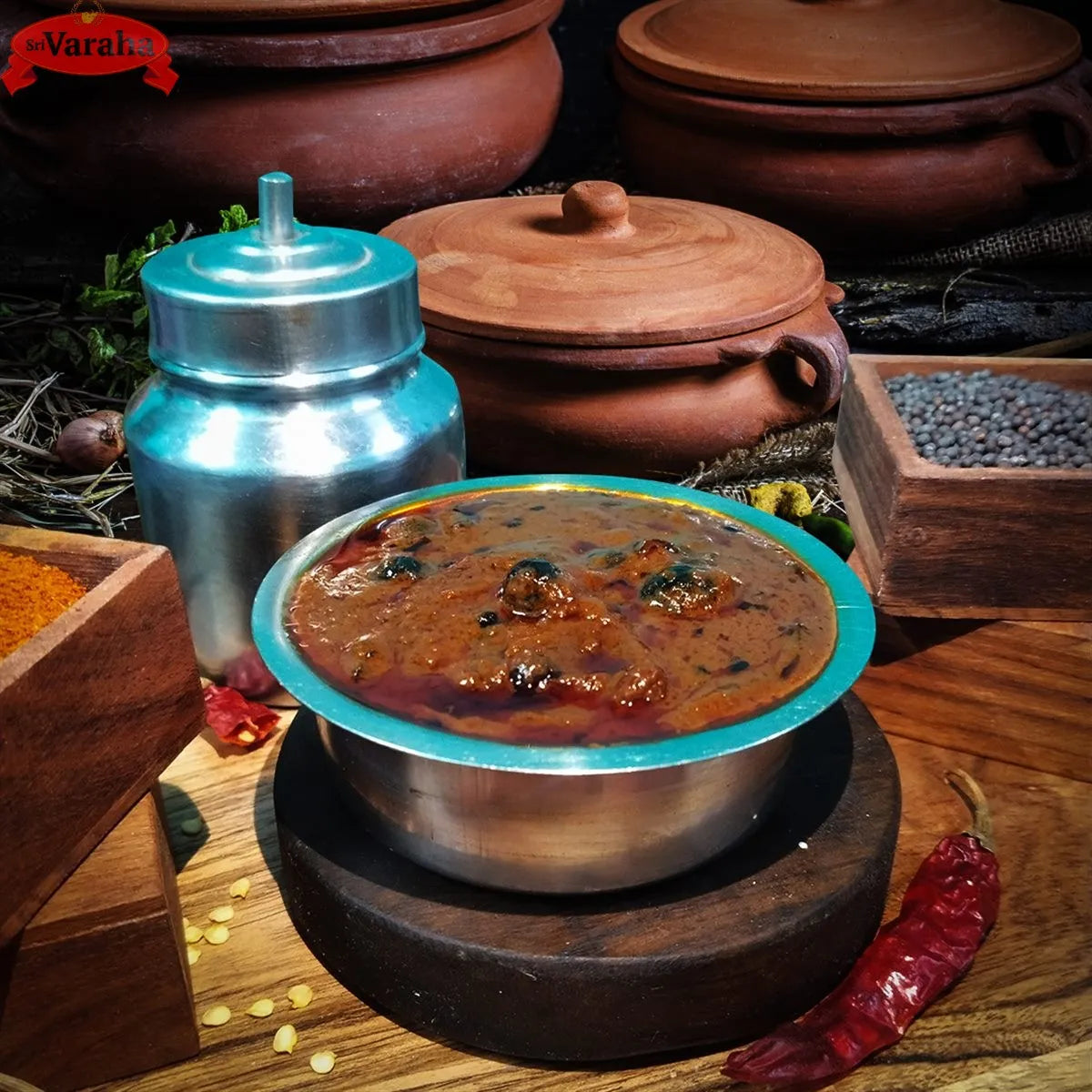 SriVaraha Foods Vatha Kuzhambu Mix Paste Vatha Kulambu