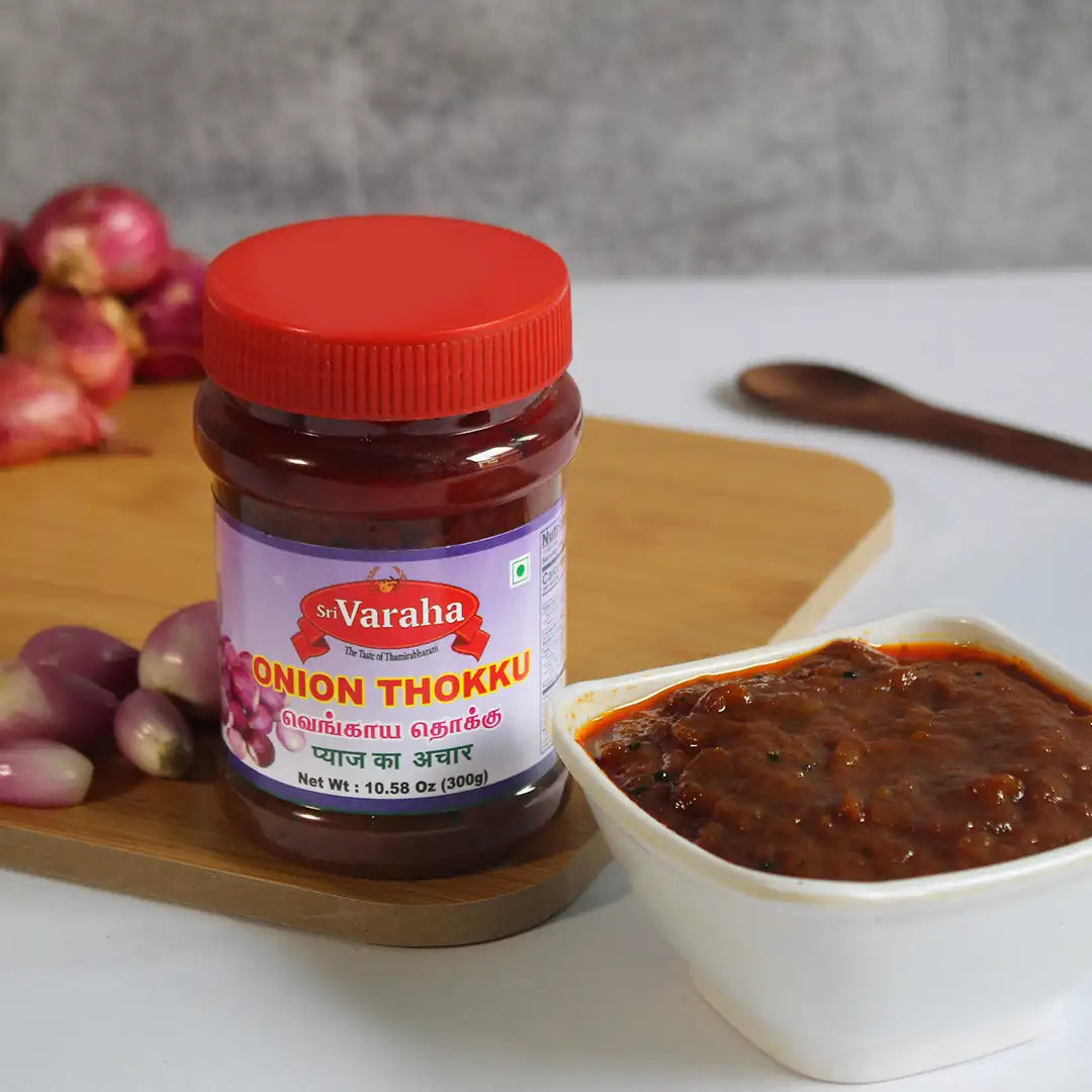 SriVaraha Foods Onion Pickle Chinna Vengaya Thokku
