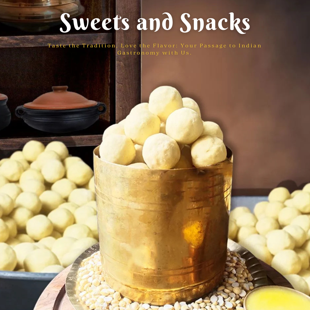 Maaladoo (Gram Dal Ladoo) | Sweet (Freshly air shipped)