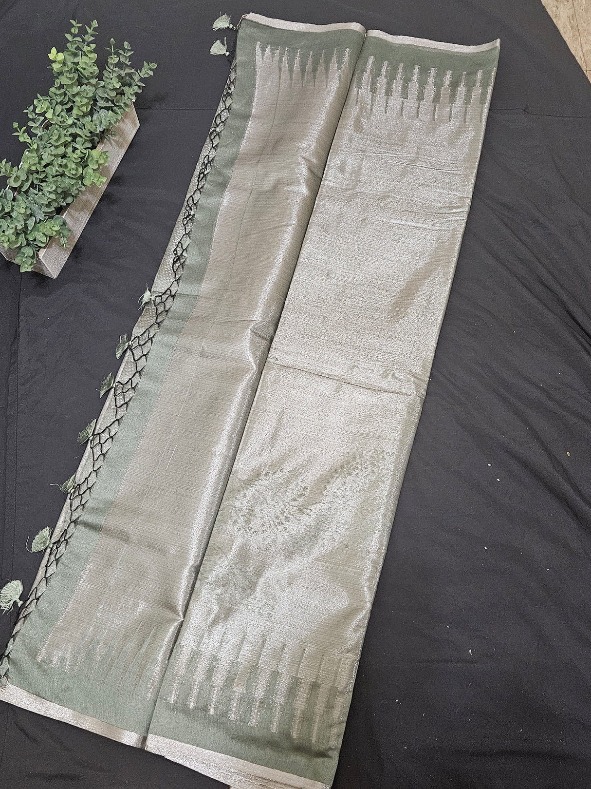 Tussar Matka - Dark Turqois