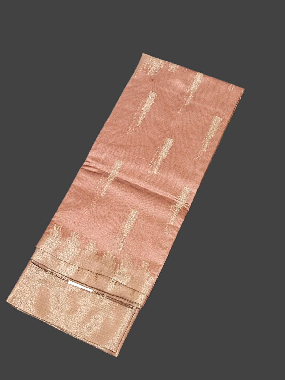 Tussar Matka - Pinkish Light Brown
