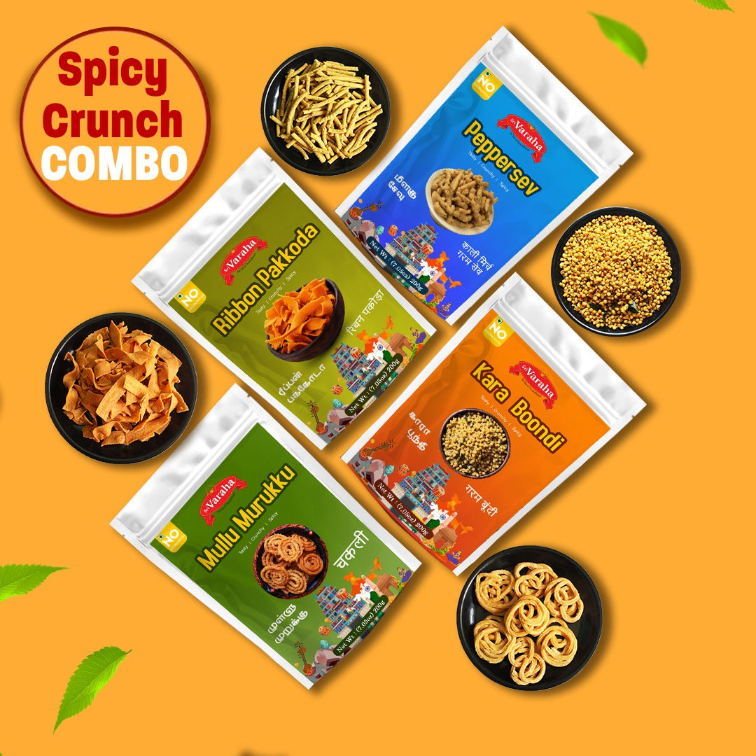 Spicy Crunchy Combo - 4 in 1 pack