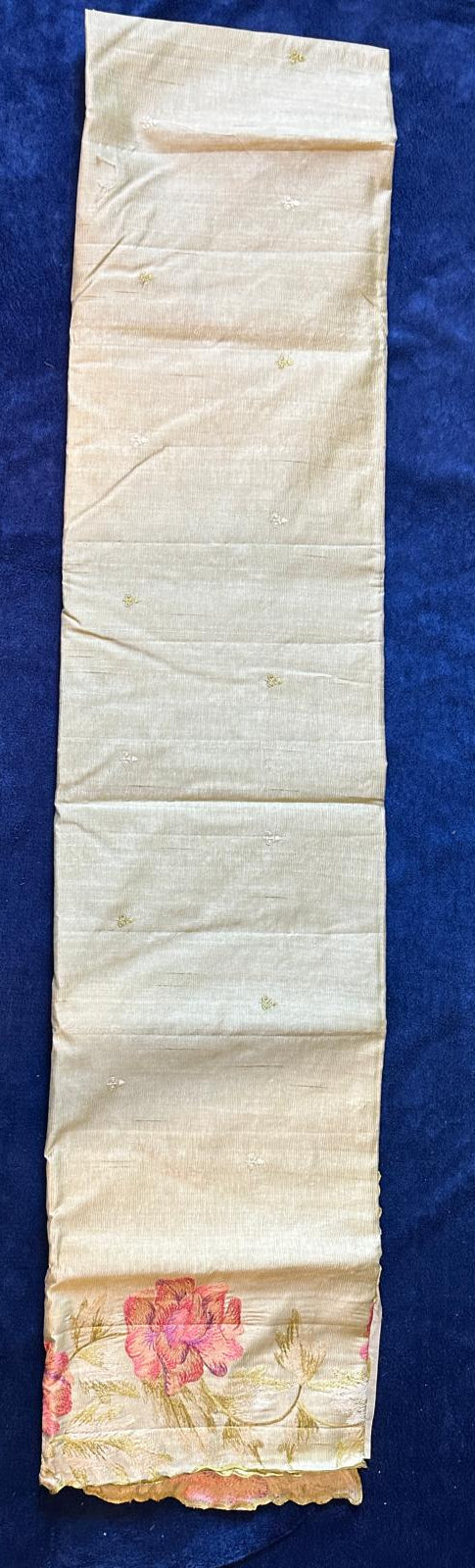 Crush Embroidery Sarees - Lemon Green