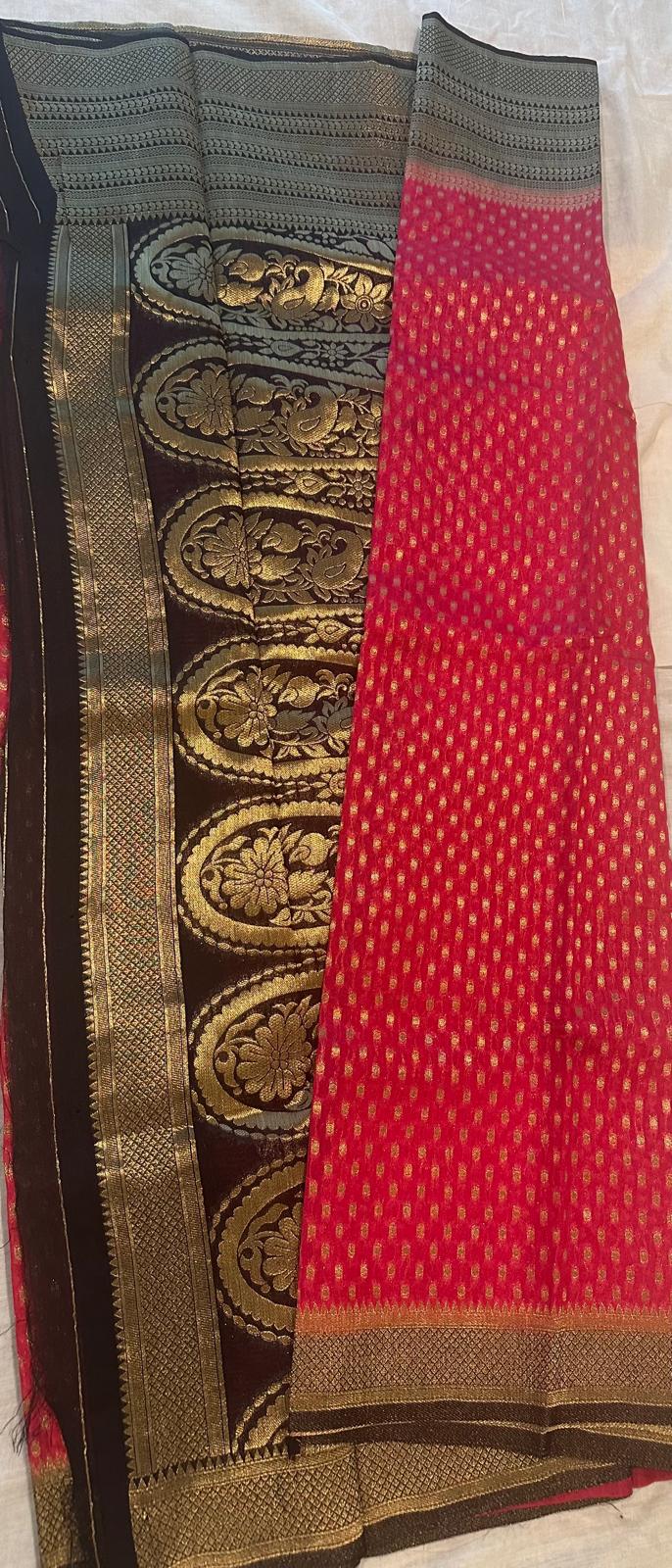 Semi georgette saree