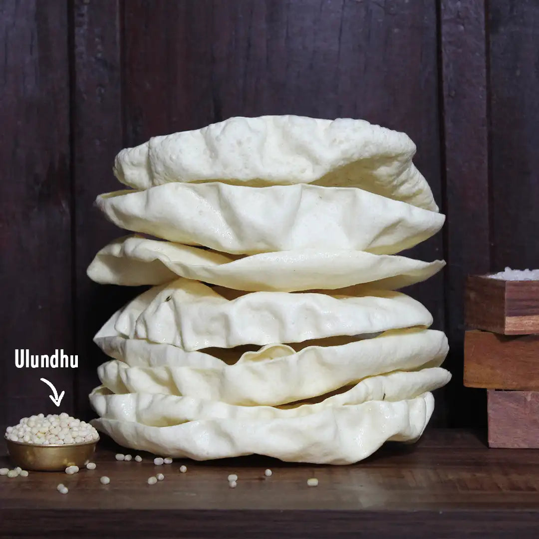 SriVaraha Foods Kallidaikurichi Ulundhu Appalam Urad dal Papad