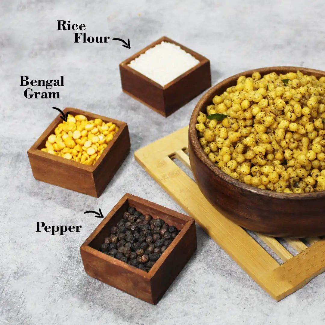 SriVaraha Foods Kara boondhi Kara Boondhi Crispy Snacks காரா பூந்தி