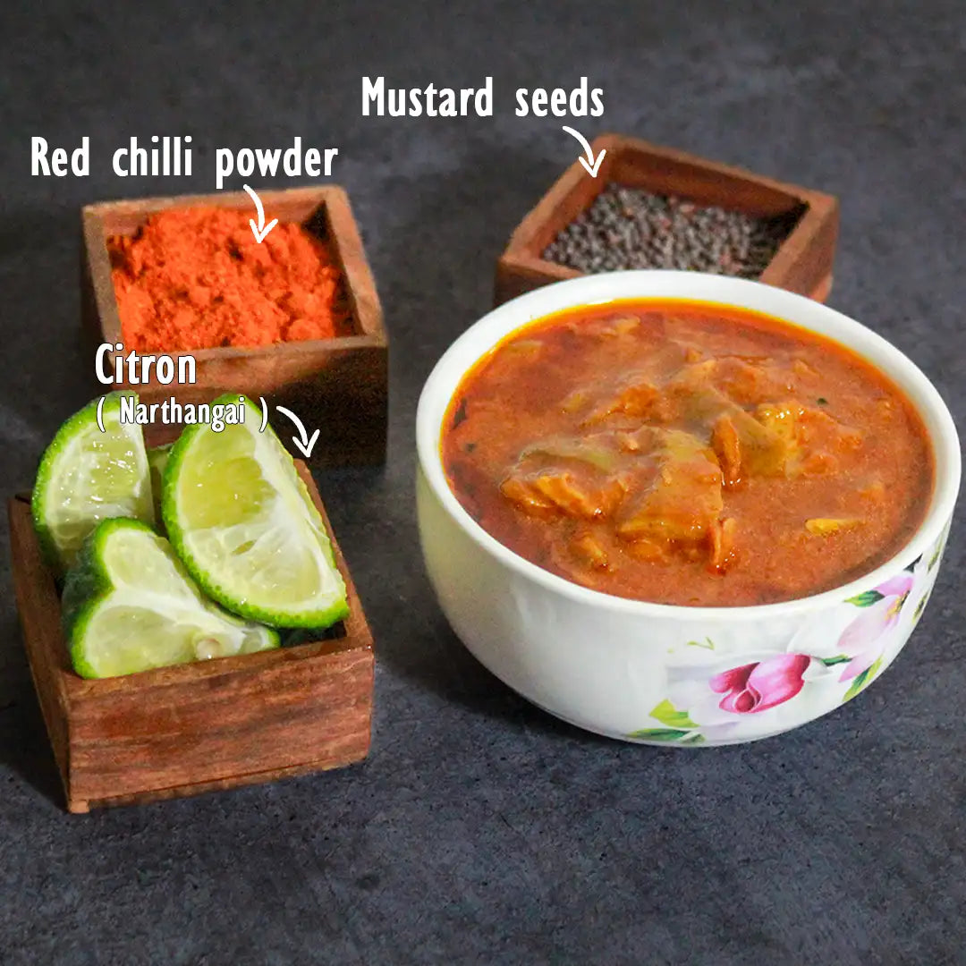 SriVaraha Foods Citron Pickle Narthangai Oorugai நார்த்தங்காய் ஊறுகாய்