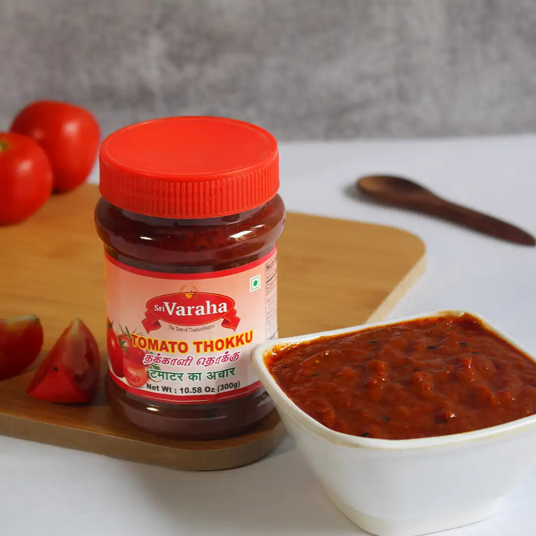 SriVaraha Foods Tomato Pickle Thakkali Thokku 