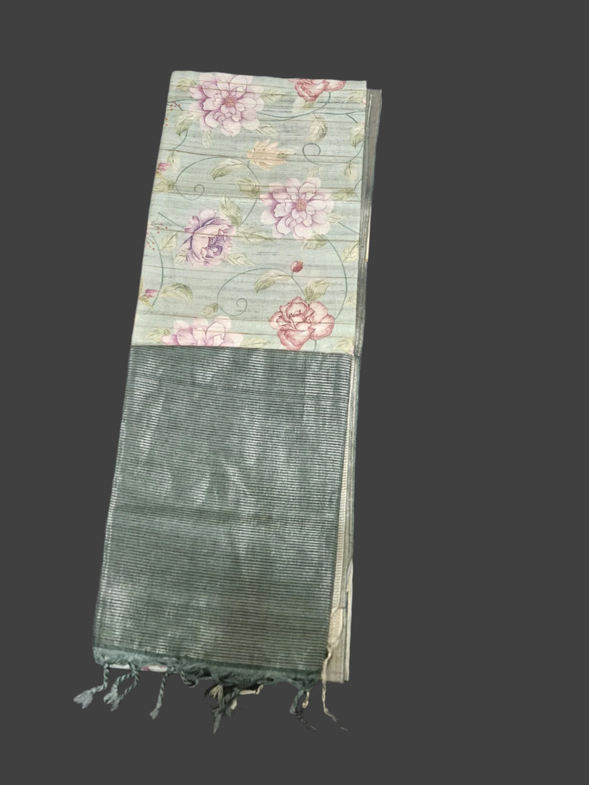 Chappa Silk - Green with green